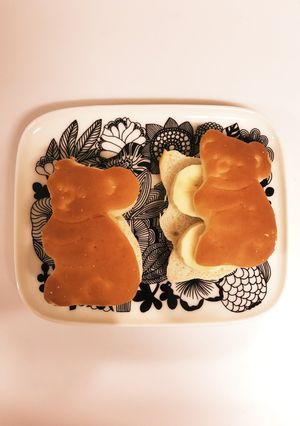 ❁コアラパン♡バナナと白チョコのサンド❁-レシピのメイン写真