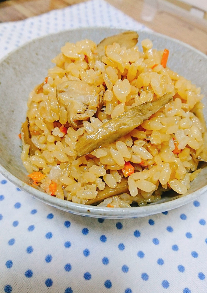 ✿夫が惚れた♡鶏ごぼうの炊き込みご飯✿-レシピのメイン写真