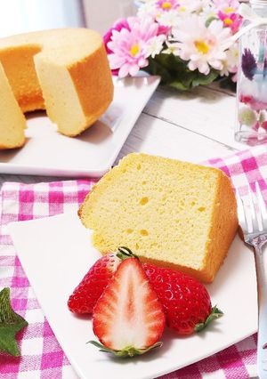 米粉のクリームチーズシフォンケーキ-レシピのメイン写真