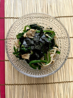 菊菜とえのきの海苔和え♪-レシピのメイン写真