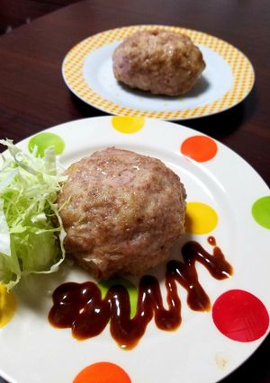 ハンバーグ-レシピのメイン写真