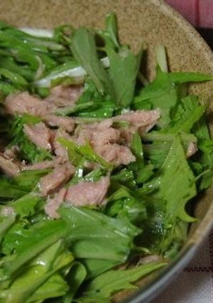 水菜のシーチキンで和えたん★おばんざい-レシピのメイン写真