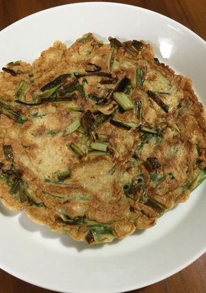 ☆わけぎのチヂミ たこ焼き粉-レシピのメイン写真