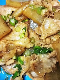 豚肉と大根のオイスターソース炒め-レシピのメイン写真