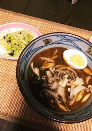 簡単！残りのカレーでカレーうどん♩-レシピのメイン写真