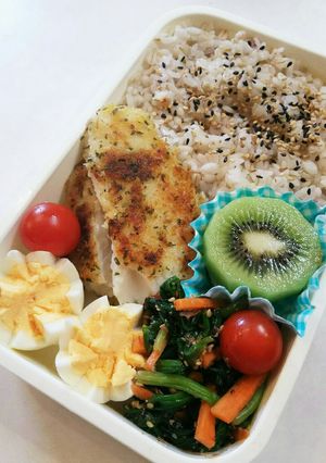 お弁当(11/22)白身魚のパン粉焼き-レシピのメイン写真