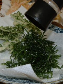 人参の葉の素揚げ-レシピのメイン写真