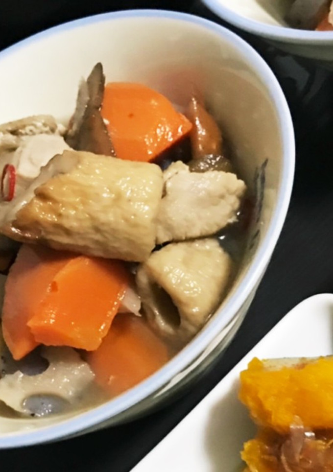 胸肉と根野菜の煮物-レシピのメイン写真