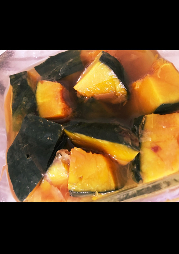 レンジで簡単かぼちゃの煮物-レシピのメイン写真
