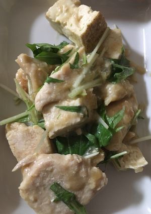 簡単☆鶏胸肉と焼き豆腐の和風麻婆-レシピのメイン写真