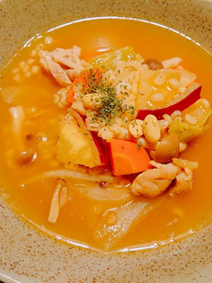 体ぽかぽかもち麦入りカレースープ-レシピのメイン写真