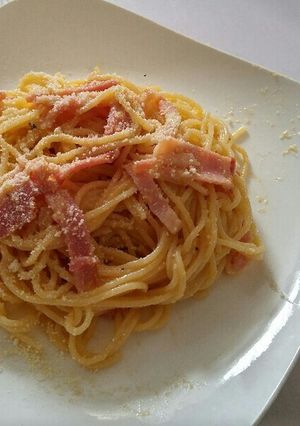 鰹だしの和風カルボナーラ-レシピのメイン写真
