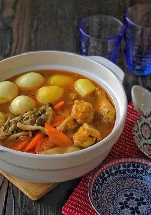 ポカポカ＊スープカレー鍋＊-レシピのメイン写真