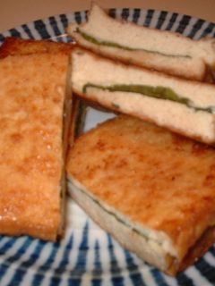 厚揚げのチーズ大葉挟み焼き-レシピのメイン写真