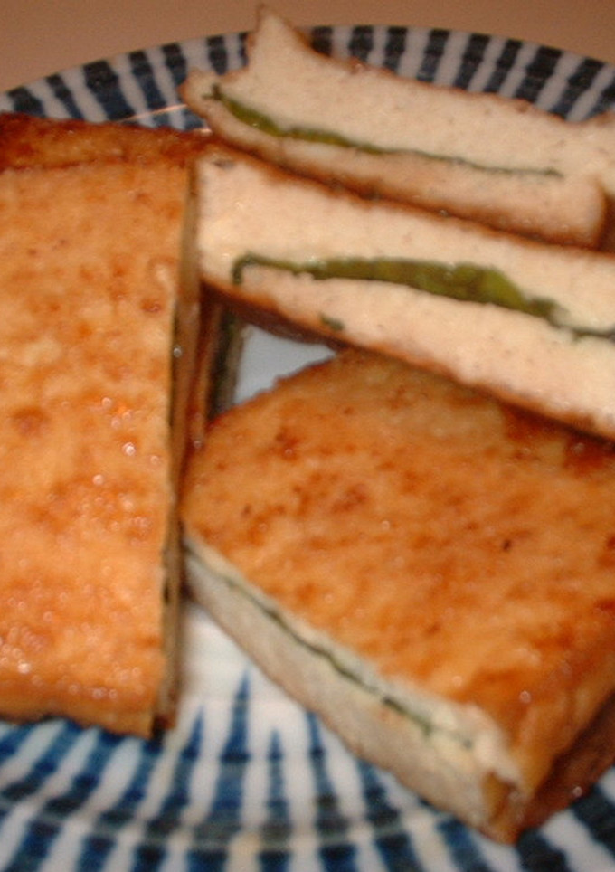 厚揚げのチーズ大葉挟み焼き-レシピのメイン写真
