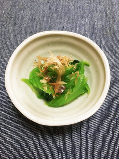 わさび菜の茎のわさび漬け♪-レシピのメイン写真