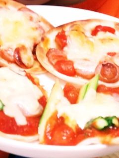 ❀餃子の皮でピザ風❀-レシピのメイン写真