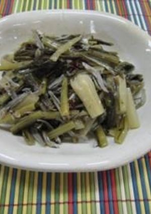 【やまなしの食】鳴沢菜漬けの炒め物-レシピのメイン写真