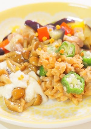 わんこ飯♪茄子と鶏むね肉の炒めもの-レシピのメイン写真
