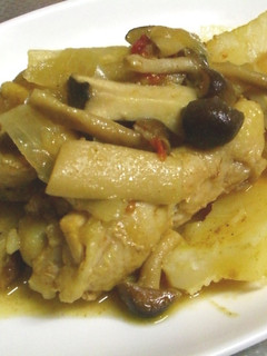 鶏手羽元とじゃがいものカレー煮-レシピのメイン写真