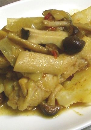 鶏手羽元とじゃがいものカレー煮-レシピのメイン写真