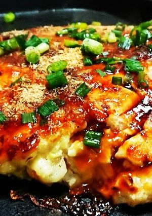 豆腐で ふわふわ 低カロリー お好み焼き-レシピのメイン写真