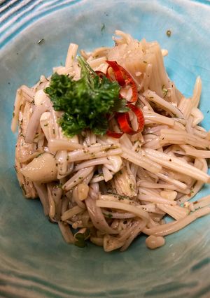 レンジで簡単えのきの麺つゆ和え-レシピのメイン写真