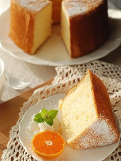 はちみつ香る♡ふわふわ柚子シフォンケーキ-レシピのメイン写真