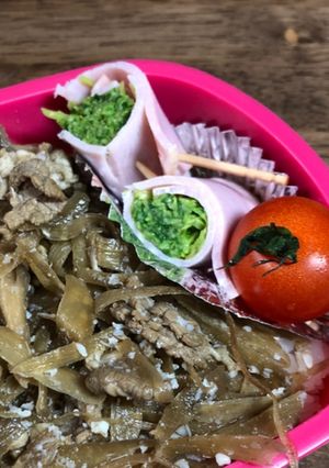 簡単キレイ!豆苗のハム巻き-レシピのメイン写真