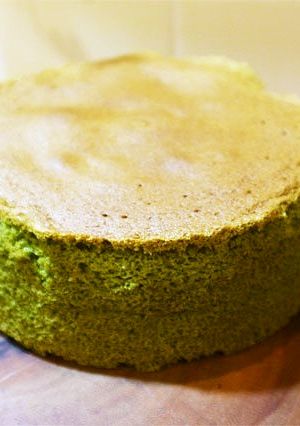 プロレシピ！抹茶スポンジケーキの作り方-レシピのメイン写真