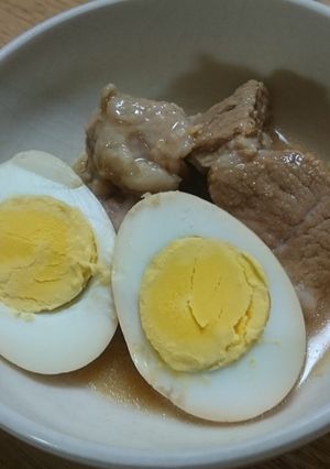 味噌味の角煮-レシピのメイン写真