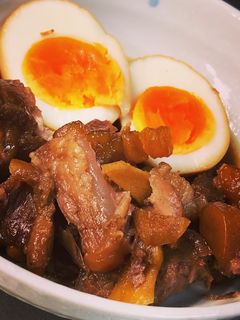 圧力鍋で豚軟骨と卵の煮物 パイカ煮込み-レシピのメイン写真
