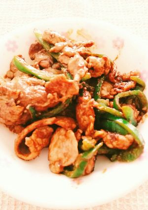 ＊豚肉とピーマンの胡麻味噌炒め＊-レシピのメイン写真
