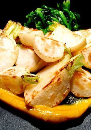 【簡単】かぶのステーキカレーマヨネーズ風-レシピのメイン写真
