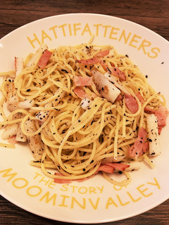 長芋とベーコンのゆかりパスタ-レシピのメイン写真