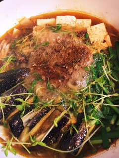 麻辣なす煮込みハンバーグ鍋-レシピのメイン写真