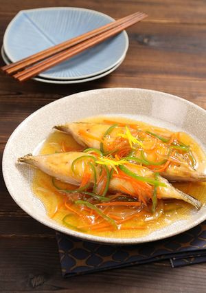 かれいのから揚げゆず風味あんかけ-レシピのメイン写真