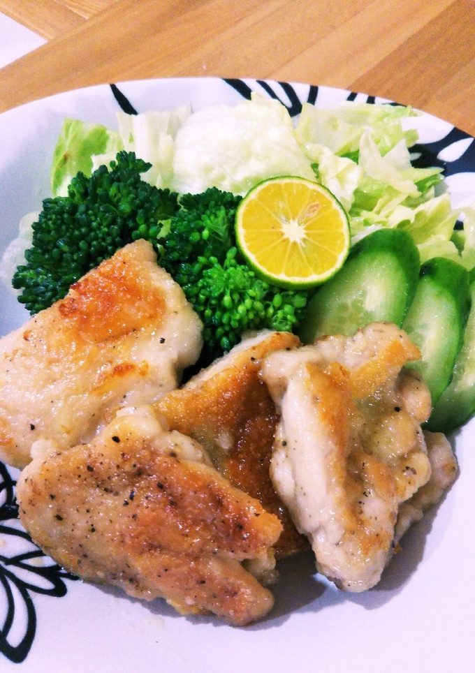 定番　鶏もも肉の塩焼き-レシピのメイン写真