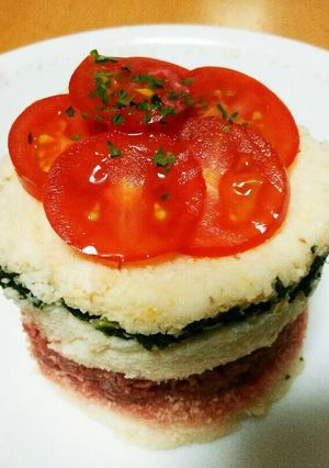 犬ご飯　おからdeケーキ-レシピのメイン写真