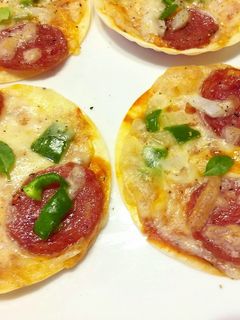 ☆餃子の皮でミニピザ☆-レシピのメイン写真