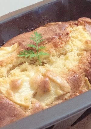＊3工程のみ＊旦那絶賛りんごケーキ-レシピのメイン写真