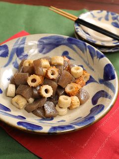こんにゃくとちくわのきんぴらゆず胡椒風味-レシピのメイン写真