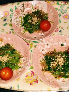 レンジで簡単(^q^)豆苗の鰹節和え✳☺-レシピのメイン写真