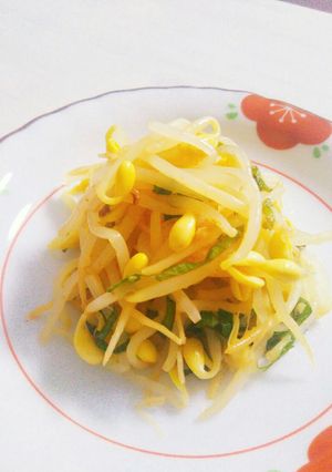 低糖質!レンジで簡単もやしの梅紫蘇和え-レシピのメイン写真