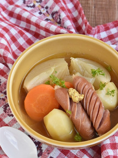 ゴロゴロ野菜のポトフ【作り置き】-レシピのメイン写真