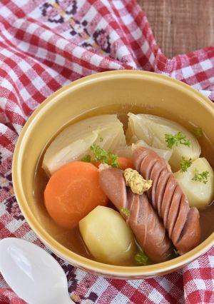 ゴロゴロ野菜のポトフ【作り置き】-レシピのメイン写真