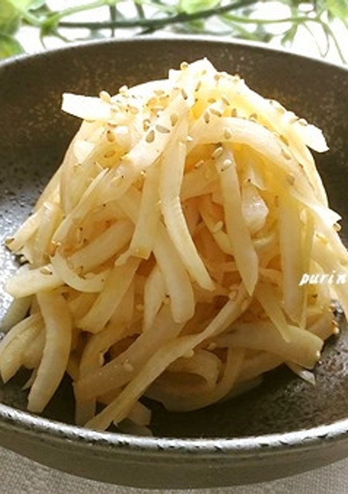節約料理！大根の皮の豆板醤和え-レシピのメイン写真