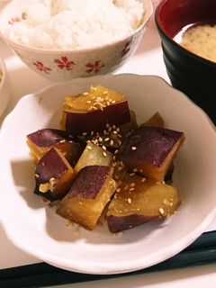 さつまいも醤油煮-レシピのメイン写真