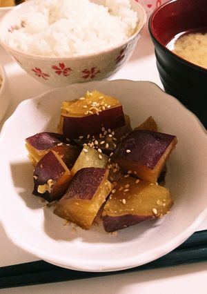 さつまいも醤油煮-レシピのメイン写真