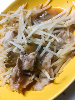 豚肉とザーサイのもやし炒め-レシピのメイン写真